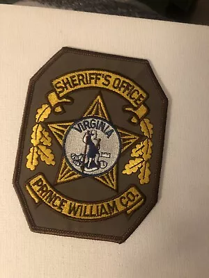 Virginia  Police  -  Prince William County Sheriff  VA  Police Patch • $1.25