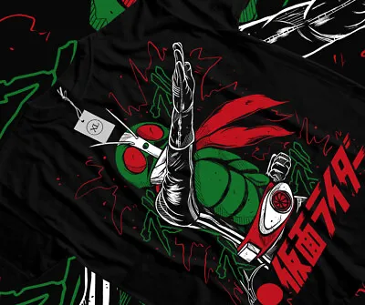 Anime Kamen Rider T-shirt Masked Rider Gift Shirt Unisex Short Sleeve All Size • $25