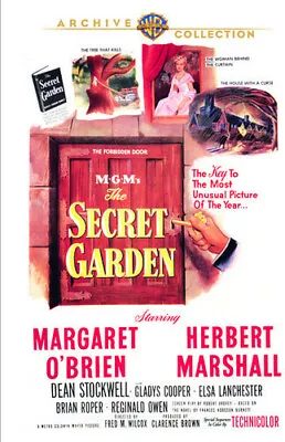 The Secret Garden DVD (1949) - Margaret O'Brien Herbert Marshall Dean Stockwell • $49.96