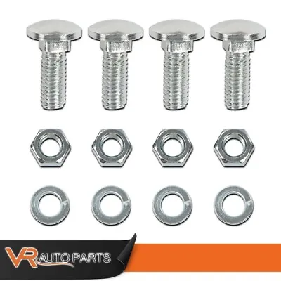 4X New Stainless Capped Round Head Bumper Bolts Fit For Ford 7/16-14 X 1-1/4  • $12.58