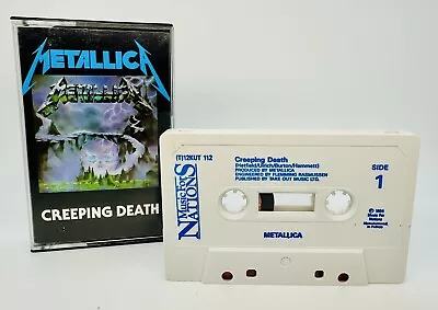 1984 METALLICA Creeping Death RARE FRANCE IMPORT Cassette Hetfield T12KUT112 • $32