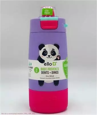 Ello 12oz Stainless Steel Colby Kids' Water Bottle Purple • $12.99