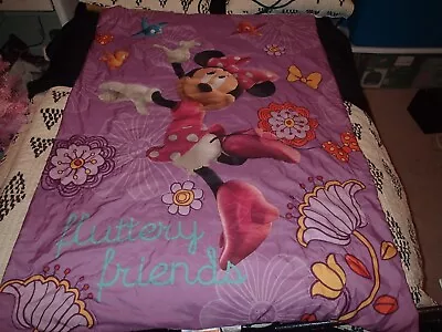 Disney Minnie Mouse Toddler Bed / Throw Blanket  55x41 • $7.95