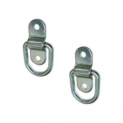 Stainless Steel D-ring Tiedown Anchors 3500 Lb. Capacity Tie Downs 2-Pack • $9.86