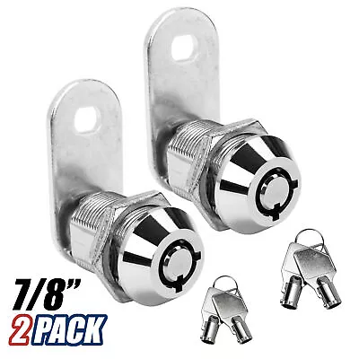 $11.99 • Buy Tool Box, Cabinet, Desk, RV Compartment Tubular Cam Lock 7/8  Leisure Coachworks