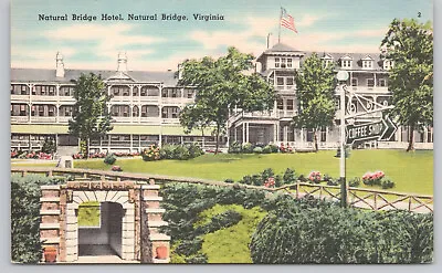 S25659 #1 Natural Bridge Hotel Natural Bridge Virginia USA  Postcard • £1.19