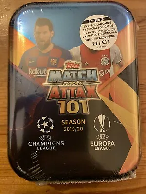 Match Attax 101 2019/20 Mini Tin New Sealed Inc Limited Edition Messi • £7
