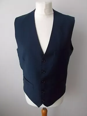 £13.25 • Buy Men's Blue V Neck  Waistcoat Vest  Size 38