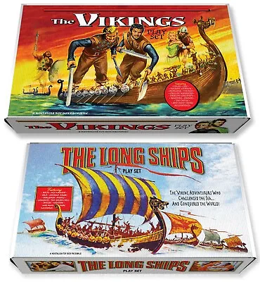 Marx  The Vikings  Play Set Box OR Marx  The Long Ships  Play Set Box • $79.99