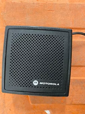 Motorola HSN4031B Wired External Speaker Radio Two Way Two-way Black OEM GENUINE • $31.95