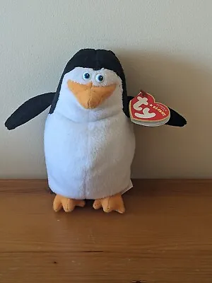 £7.99 • Buy TY Beanie Baby Skipper The Penguin, Madagascar - BNWT, Brand New With Tags