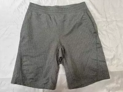 Manduka Men's Gray Hounds Tooth Shorts Size Medium Ssc • $24.99