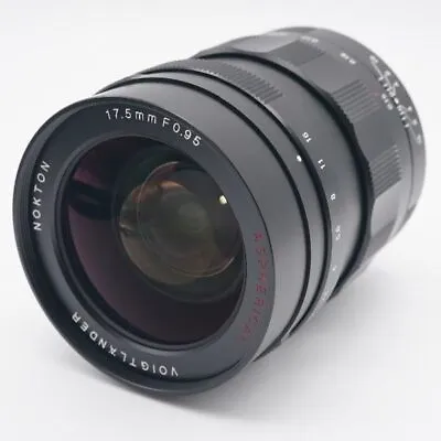 Voigtlander NOKTON 17.5mm F0.95 Micro Four Thirds • $840.92