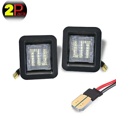 $9.29 • Buy Pair LED License Plate Lights Assembly Tag Lamp For Ford F150 Raptor 2015-2020