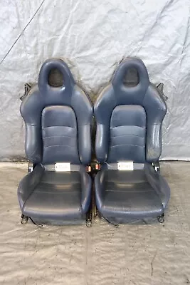 2005 Honda S2000 Ap2 F22c 2.2l Oem Blue Front Seats Driver N Passenger #3365 • $799.99