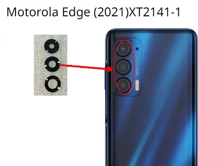1 Set New Rear Camera Lens Glass Replacement For Motorola Edge (2021) XT2141-1 • $5.79