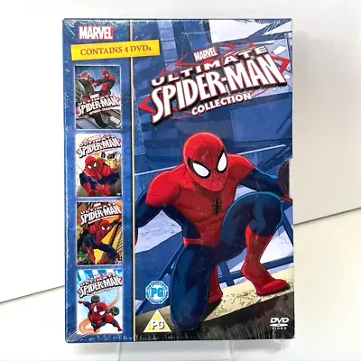 Spider-Man The Ultimate Marvel Collection 4 DVD Box Set Including Spider Tech • £11.99