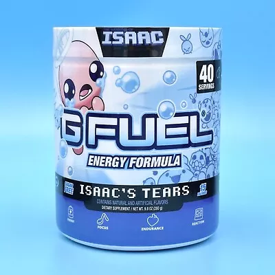 G Fuel The Binding Of Isaac Isaac's Tears Tub Endurance Energy Formula GFUEL • $25.95