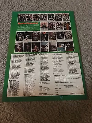 Vintage 1970s SPORTS ILLUSTRATED POSTER Print Ad DR. J WALTER PAYTON JIM RICE • $7.99