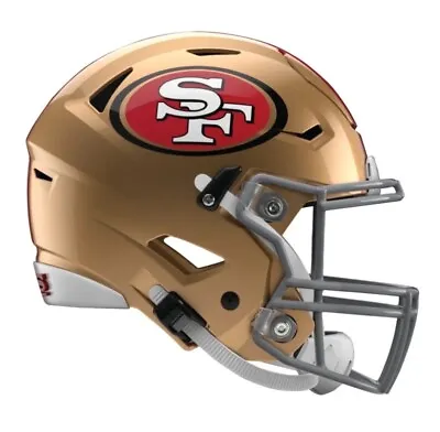 San Francisco 49ers Helmet  - Die Cut Laminated Vinyl Sticker/Decal • $3.75