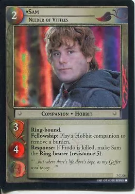 Lord Of The Rings Foil CCG Card RotK 7.C326 Sam Needer Of Vittles • £2.49