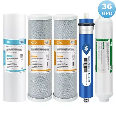 36 GPD RO Water Filter Replacement For APEC 5/6/7 Stage Reverse Osmosis System • $30.99