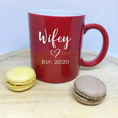 $15.95 • Buy Valentine's Day Personalised Engraved Coffee Mug Tea Mug - Gift For Her