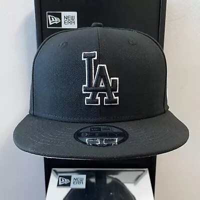 MLB - Los Angeles Dodgers 9FIFTY Adjustable Snap-Back New Era Cap - Black • $32.40