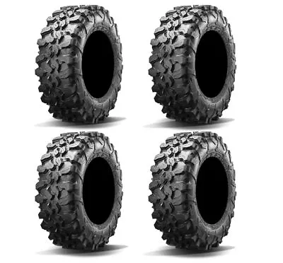 Full Set Of Maxxis Carnivore Radial 30x10R-14 And 28x10R-14 Tires (4) • $949.78