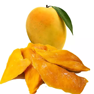 Dried Mango Slices | Organic Premium Quality Fruit | Natural Sweetened Food • £8.09