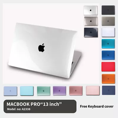 $16.69 • Buy MacBook Pro Case Apple 13 Inch (2020 M1) A2338 Hard Shell + Free Keyboard Cover
