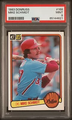 1983 Donruss #168 Mike Schmidt PSA 9 • $4.72