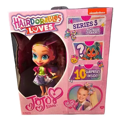 JoJo Siwa Hairdorables Limited Edition Series 3 Doll & 10 Surprises Brand New • $42.88