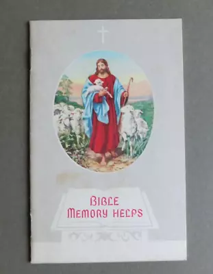 Bible Memory Helps - Vintage Pamphlet - Lord's Prayer Beatitudes Mizpah Benedi • $3.88