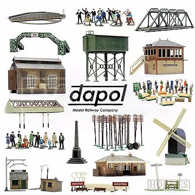 Dapol Plastic Model Building Kits OO HO Gauge Scale Railway Track Side Figures • £9.22