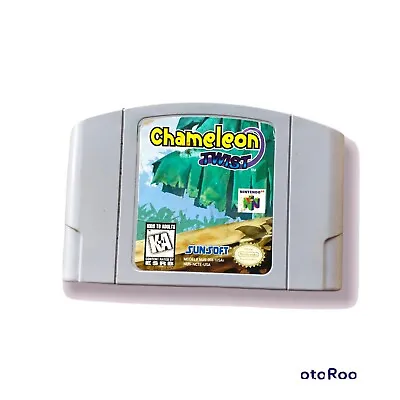 Chameleon Twist (Nintendo 64 1997) Cleaned Tested Authentic • $44.99