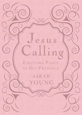 Jesus Calling Pink Leathersoft With S- Imitation Leather Young 9781400320110 • £5.32