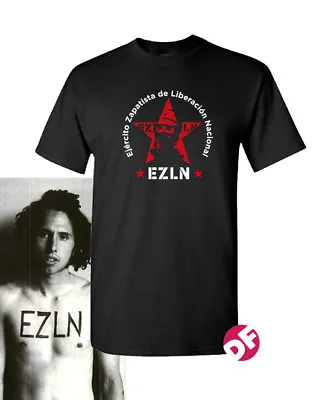 EZLN Zapatista Tshirt Rage Against The Machine RATM Zack De La Rocha T-shirt NEW • £11.99