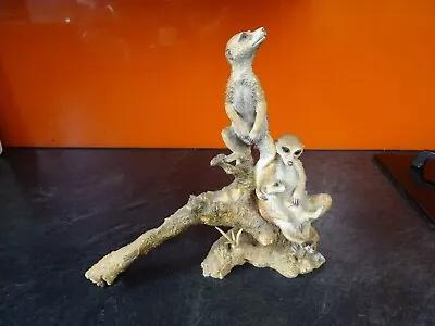 £29.99 • Buy COUNTRY ARTISTS MEERKAT FAMILY Sculpture Ornament Hand-crafted And Painted