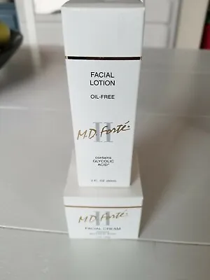 MD Forte Facial Cream Ll 1 Oz  +  MD Forte FACIAL LOTION II 2FL.(Discontinued) • $375