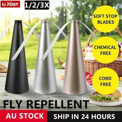 1/3x Automatic Fly Trap Fly Repellent Fan Keep Flies Bugs Food From Away Fruits • $4.59