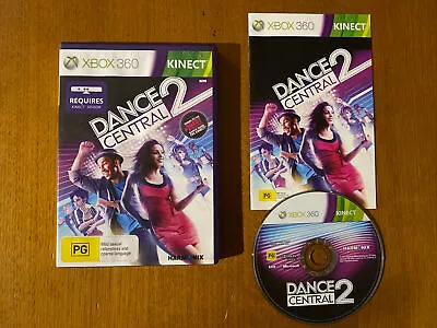 Dance Central 2 (pg) Xbox 360 Includes Manual Pal Oz Seller • $11.99