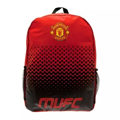 Manchester United Fc Crest Backpack - Football Gift Back To School Rucksack • £24
