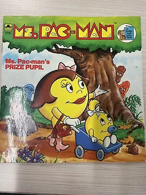 Vintage Ms. Pac-Man's Prize Pupil (Paperback 1983) A Golden Look-Look Book • $11
