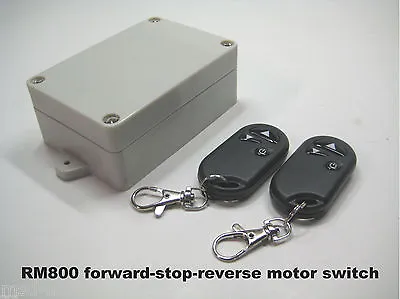 12V 30A 2-pole Reversible On/off Or Momentary Motor Switch With Remote Control • $33