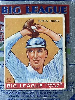 1933 Goudey Eppa Rixey • $245