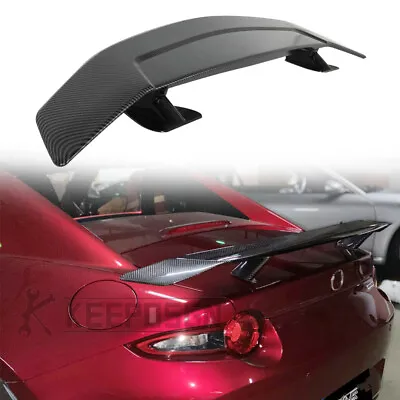 Carbon Fiber Look 46  GT Style Trunk Racing Spoiler Wing For Mazda MX-5 Miata • $99.20