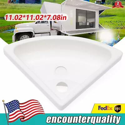 Motorhome Corner Sink Triangular Marine Boat Caravan RV Camper Water Basin Sink • $52.25