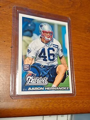 Aaron Hernandez Rookie #96 Topps RC New England Patriots • $2.50