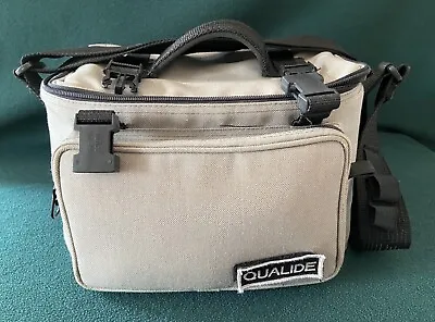 Vintage Camera/Accessories Bag - Grey With Shoulder Strap - For SLR Film Camera • $14.99